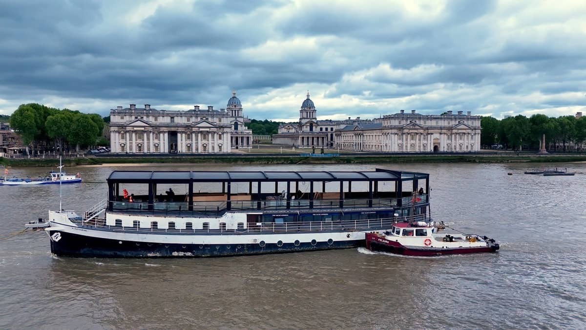 Historic Passenger Vessel ST KATHERINE Towage & Drydocking - Marine Support Photo